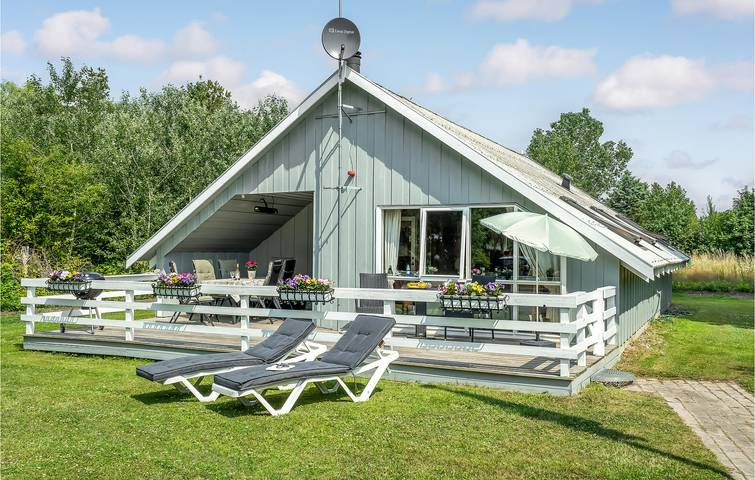 Ferienhaus für 6 Personen, mit Terrasse und Whirlpool sowie Garten und Sauna, mit Haustier auf Seeland - 3