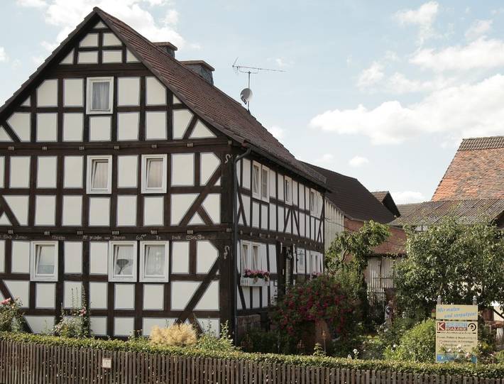 Ferienhaus für 7 Personen, mit Garten und Balkon in Rauschenberg