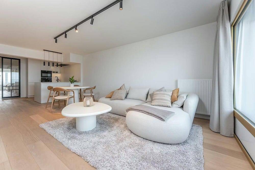 Ganze Wohnung, Ferienwohnung für 4 Personen mit Meerblick in Blankenberge, Belgische Küste