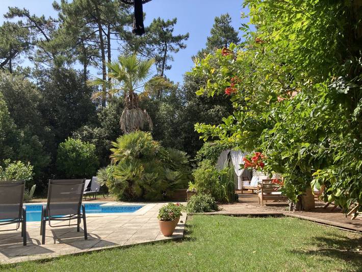 Location de vacances pour 2 personnes, avec piscine et jardin à Saint-Trojan-les-Bains