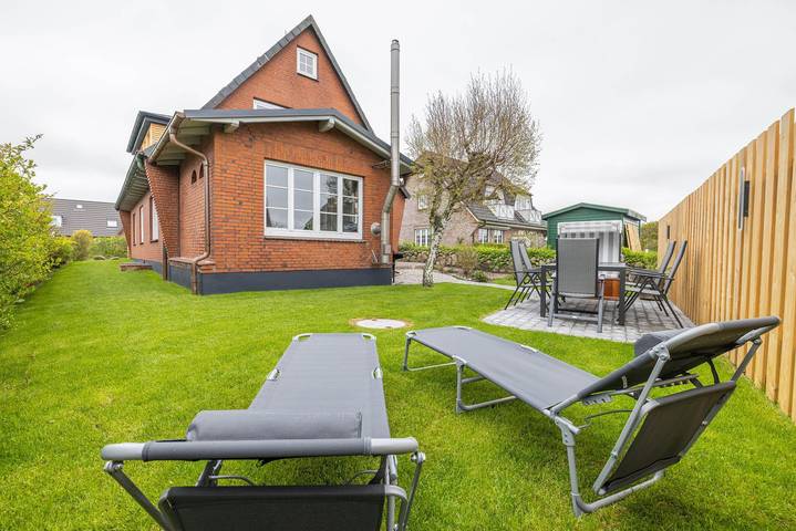 Ferienhaus für 6 Personen, mit Terrasse und Garten sowie Sauna und Ausblick in Westerland - 3