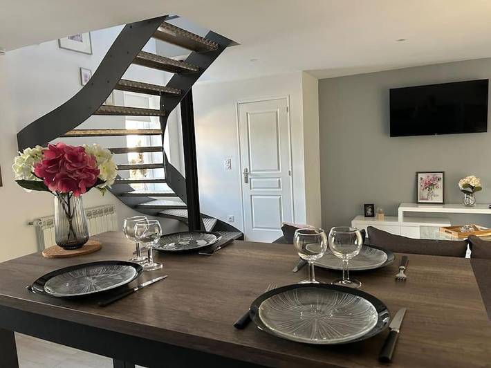 Appartement de vacances pour 4 personnes, avec jardin et vue