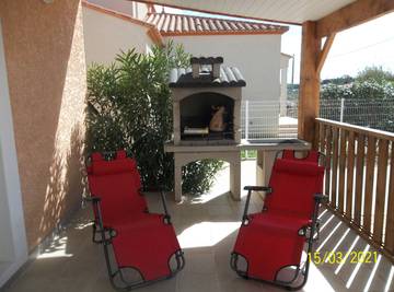 Gîte pour 4 personnes, avec terrasse, animaux acceptés dans les Pyrénées-Orientales