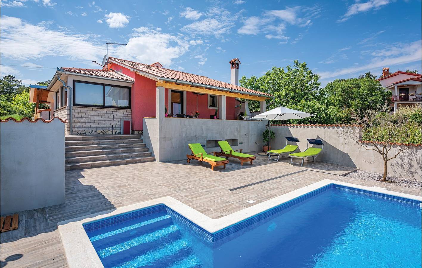 Casa de vacaciones para 4 personas con terraza in Istria