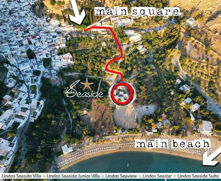 Gîte pour 3 personnes, avec jardin ainsi que terrasse et vue, animaux acceptés à Lindos - 2