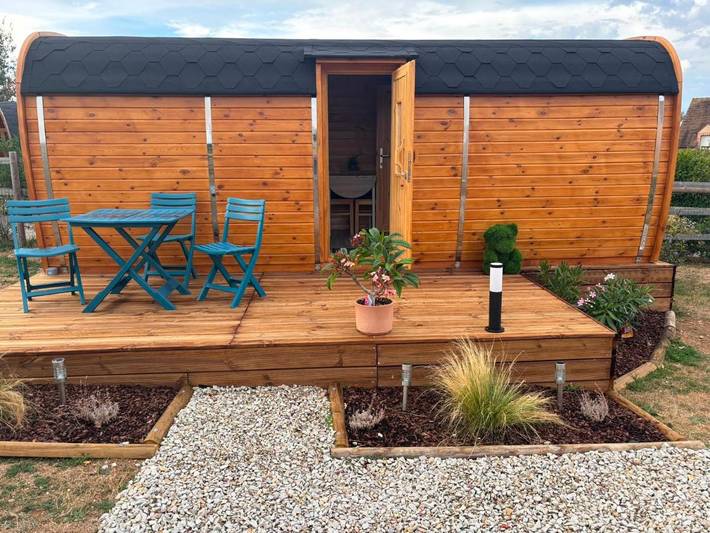 Tente pour 2 personnes, avec Terrasse ainsi que Jardin et Vue
