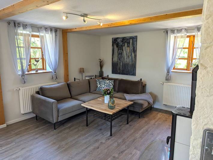 Ganze Wohnung, Ferienwohnung Koppelkuck auf wunderschönem Ferienhof mit Pool und Sauna Ostseenah - Hund kostenlos in Schwartbuck, Südliche Ostseeküste