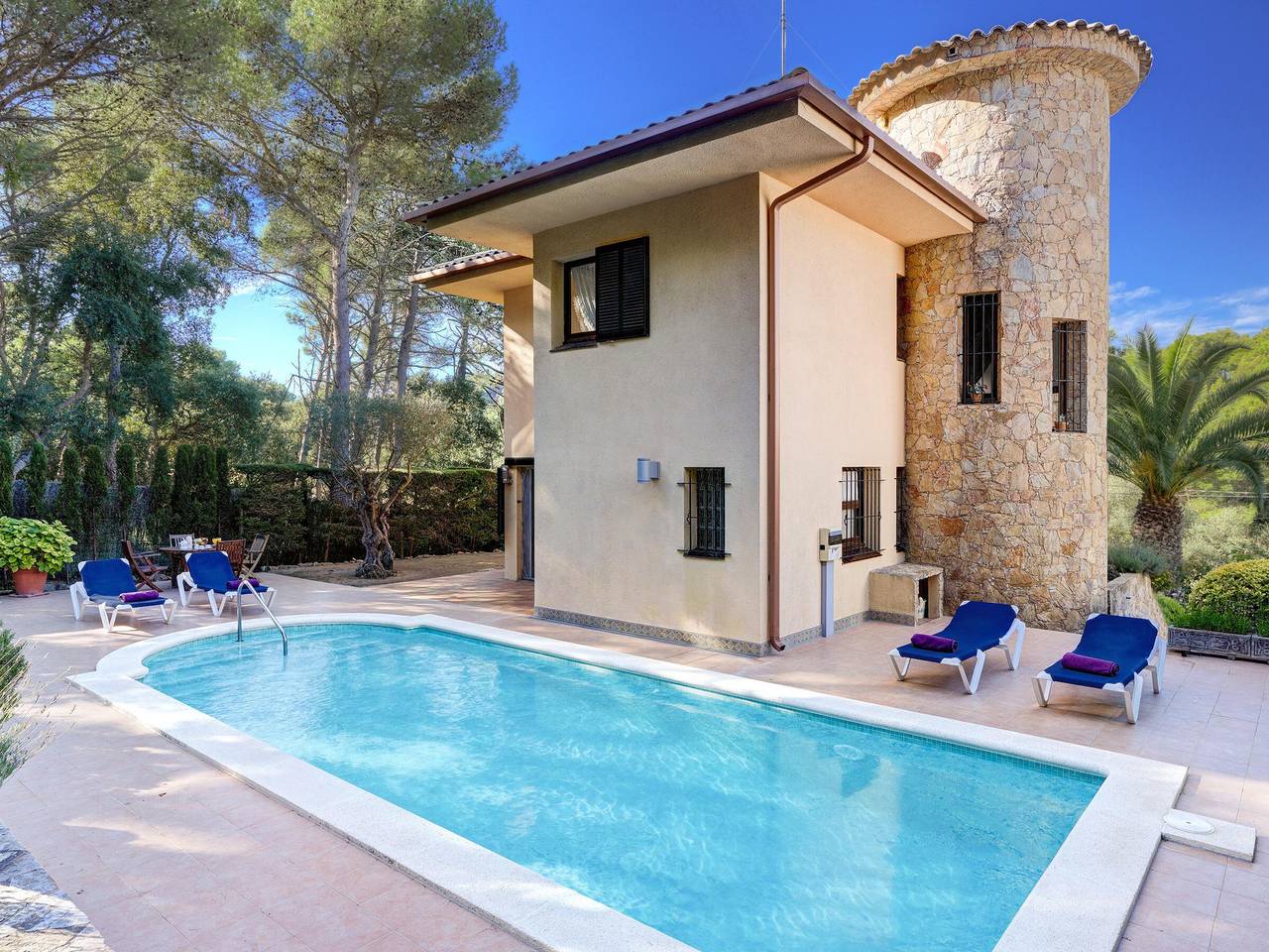 Family Villa with Private Pool in Tranquil Tamariu, Costa Brava in Aigua Xelida, Tamariu