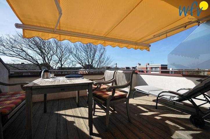 Ferienwohnung für 4 Personen, mit Sauna und Balkon auf Wangerooge