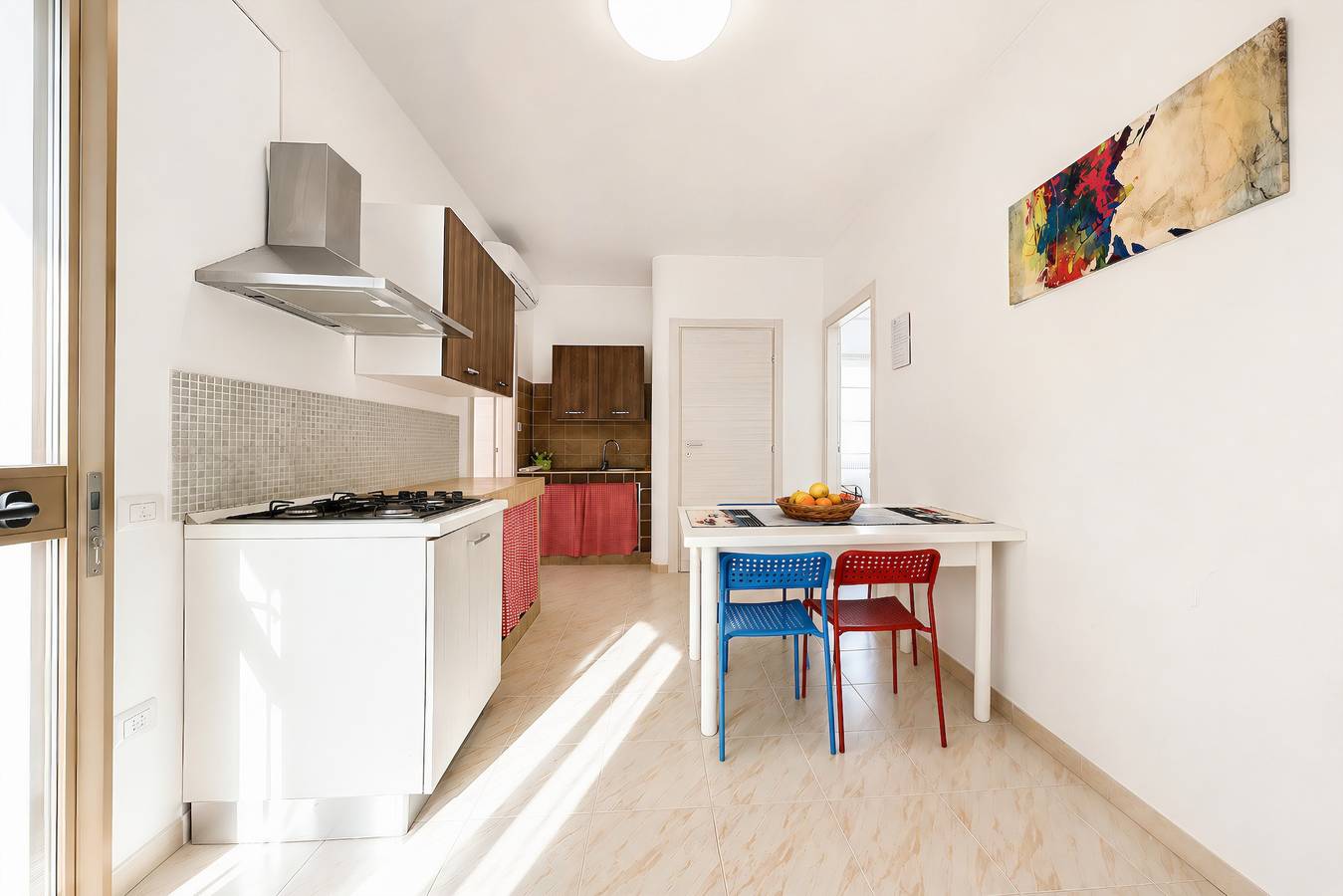 Ganze Wohnung, Apartment 'Francesca, Bilo A' mit Gemeinschaftsterrasse, Wlan und Klimaanlage in Marina di Peschici (Peschici), Peschici und Umgebung