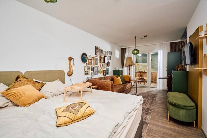 Ferienwohnung für 4 Personen, mit Balkon und Terrasse sowie Garten und Ausblick in Hilders - 4