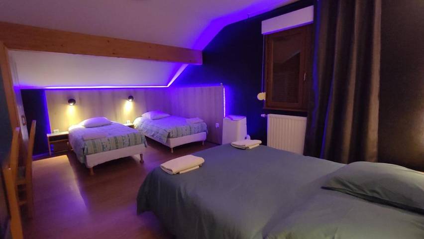 Hôtel pour 3 personnes, avec jardin et terrasse, animaux acceptés à Tendon (Vosges)