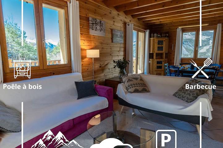 Chalet für 6 Personen, mit Garten und Terrasse - 1