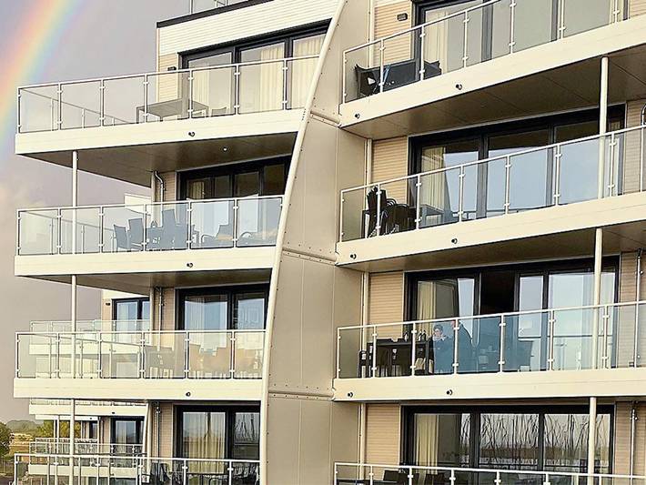 Ferienwohnung für 4 Personen, mit Balkon/Terrasse und Balkon sowie Terrasse in Wendtorf