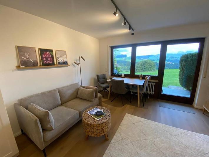 Ferienwohnung für 3 Personen, mit Garten und Ausblick in Oberreute - 2