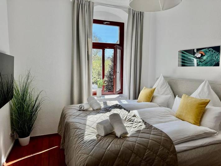 Ferienwohnung für 4 Personen, mit Balkon in Pieschen-Nord/Trachenberge