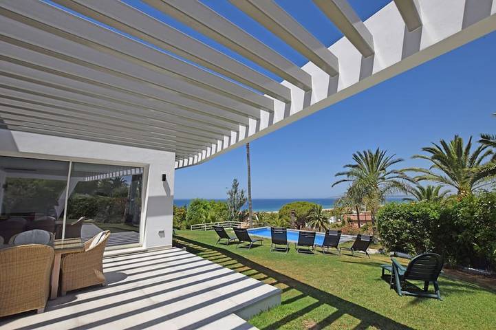 Chalet para 8 personas, con balcón y jardín en Atlanterra
