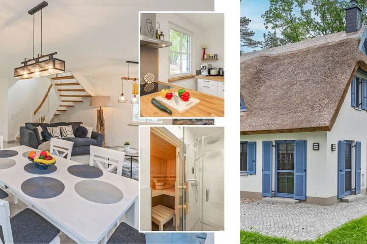 Ferienhaus für 4 Personen, mit Garten und Sauna in Zirchow