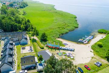 Ferienhaus mit Meerblick für 6 Personen, mit Terrasse und Ausblick sowie Garten in Polen