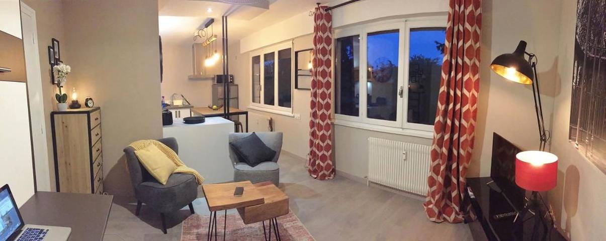 Gîte pour 2 personnes, avec jardin à Veigy-Foncenex