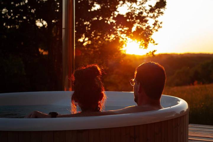 Gîte pour 2 personnes, avec jardin et sauna ainsi que vue et terrasse à Saint-Mesmin (Dordogne) - 4