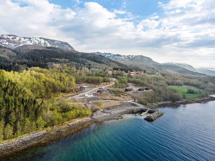Blockhaus am Fjord in Gjemnes, Nördliches Fjordnorwegen