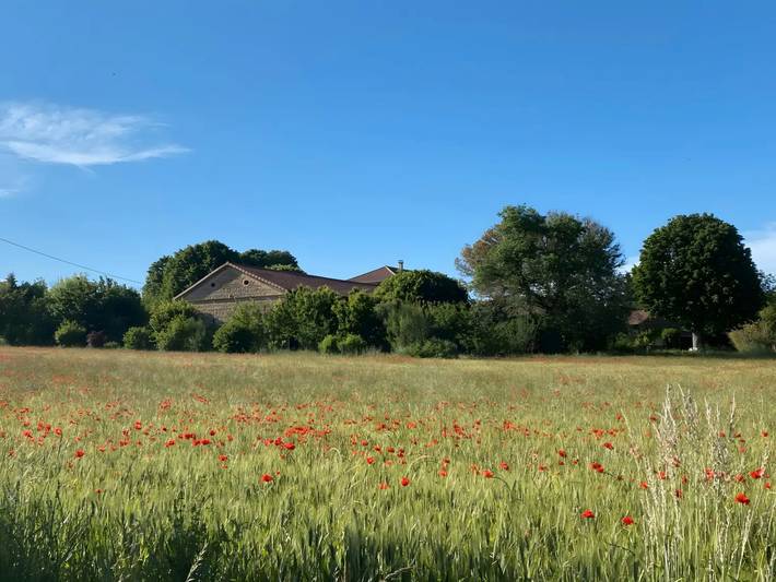 Gîte pour 10 personnes à Montoison