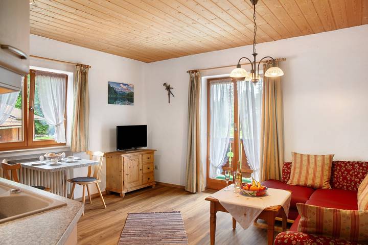 Ferienwohnung für 2 Personen, mit Balkon in Grainau