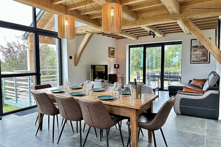 Maison de vacances pour 6 personnes, avec jacuzzi ainsi que sauna et jardin à Durbuy