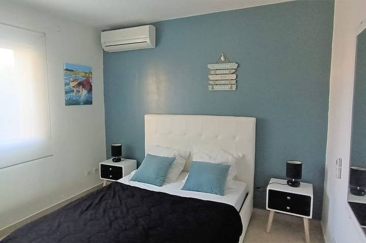 Selten: Haus klassifiziert 3*- 81m² 100m zu Strand & Hafen, klimatisiert, Parkplatz, WLAN in La Londe-les-Maures, Parc national Port-Cros