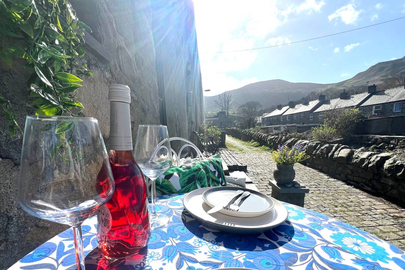 Casa rural para 4 personas con terraza in Trefor, Gwynedd