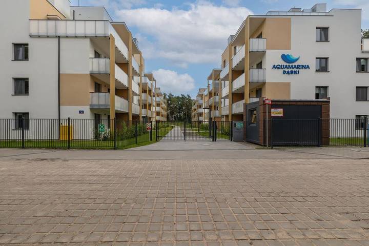 Ganze Wohnung, Comfortable Apartment in Däbki | Balcony, Parking, Close to Sea in Dąbki, Powiat Sławieński