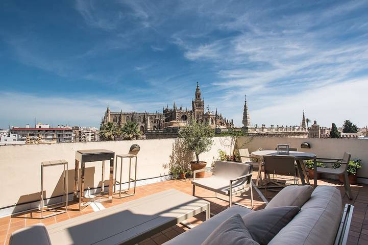 Entire apartment, Spectacular attic with the best terrace in Seville in Casco Antiguo, Sevilla