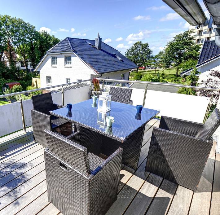 Ferienwohnung für 5 Personen, mit Balkon und Seeblick in Schausende - 2