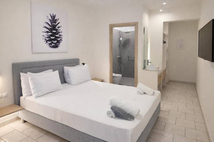 Chambre d’hôte pour 2 personnes, avec piscine ainsi que balcon et jacuzzi dans Égine - 3