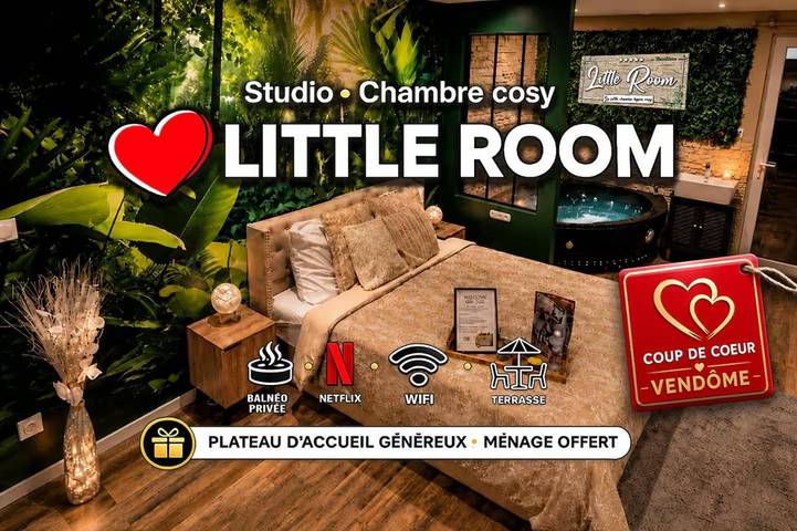 Appartement de vacances pour 2 personnes, avec Jacuzzi ainsi que Terrasse et Jardin