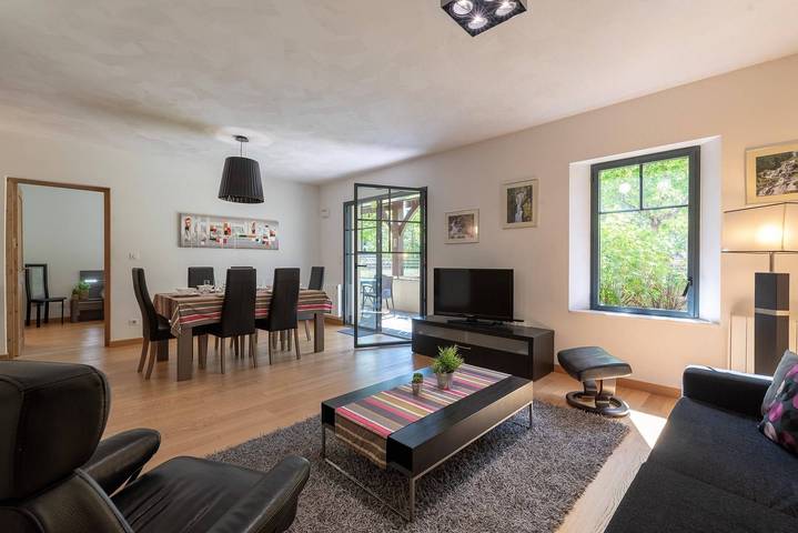 Apartamento para 6 personas, con jardín y terraza en Saint-Lary
