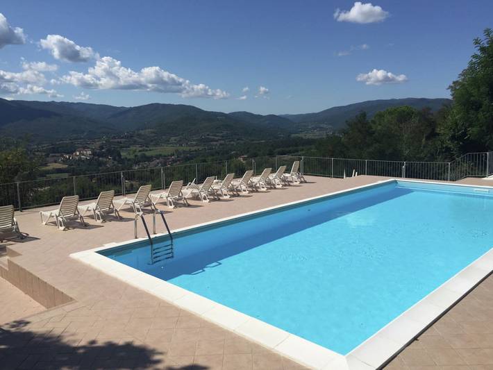 Villa a Citerna con piscina e terrazza in Citerna, Valtiberina