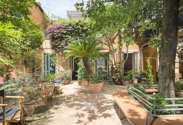 B&B für 2 Personen, mit Garten und Ausblick in Trastevere