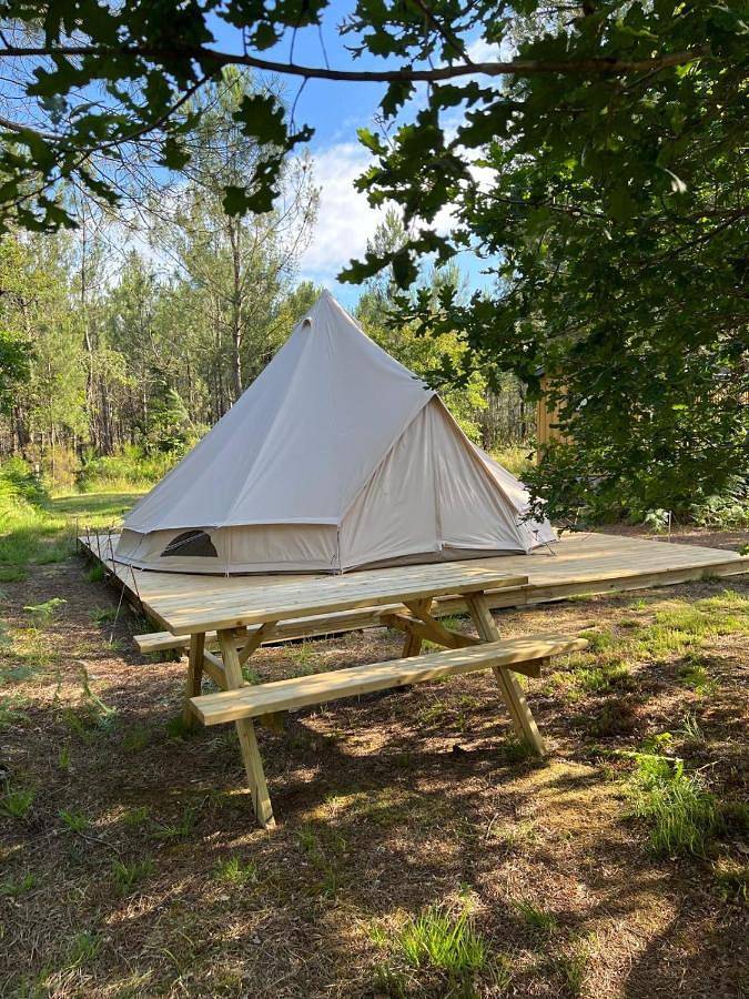 Tente pour 7 personnes, avec jardin et vue en Gironde - 3