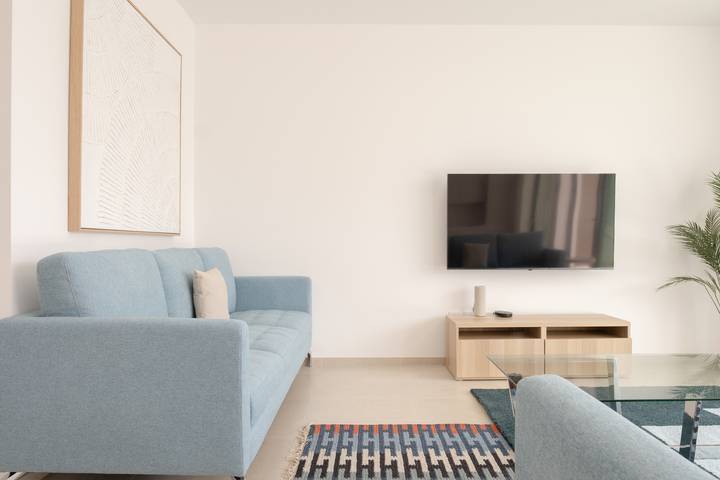 Apartment for 4 people, with children pool and garden in Santa Maria