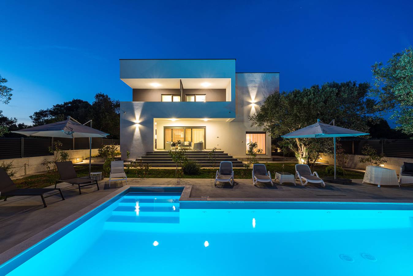 Ganze Wohnung, Apartment Vista Mare 1 mit beheiztem Pool in Sveti Filip i Jakov, Općina Sveti Filip i Jakov