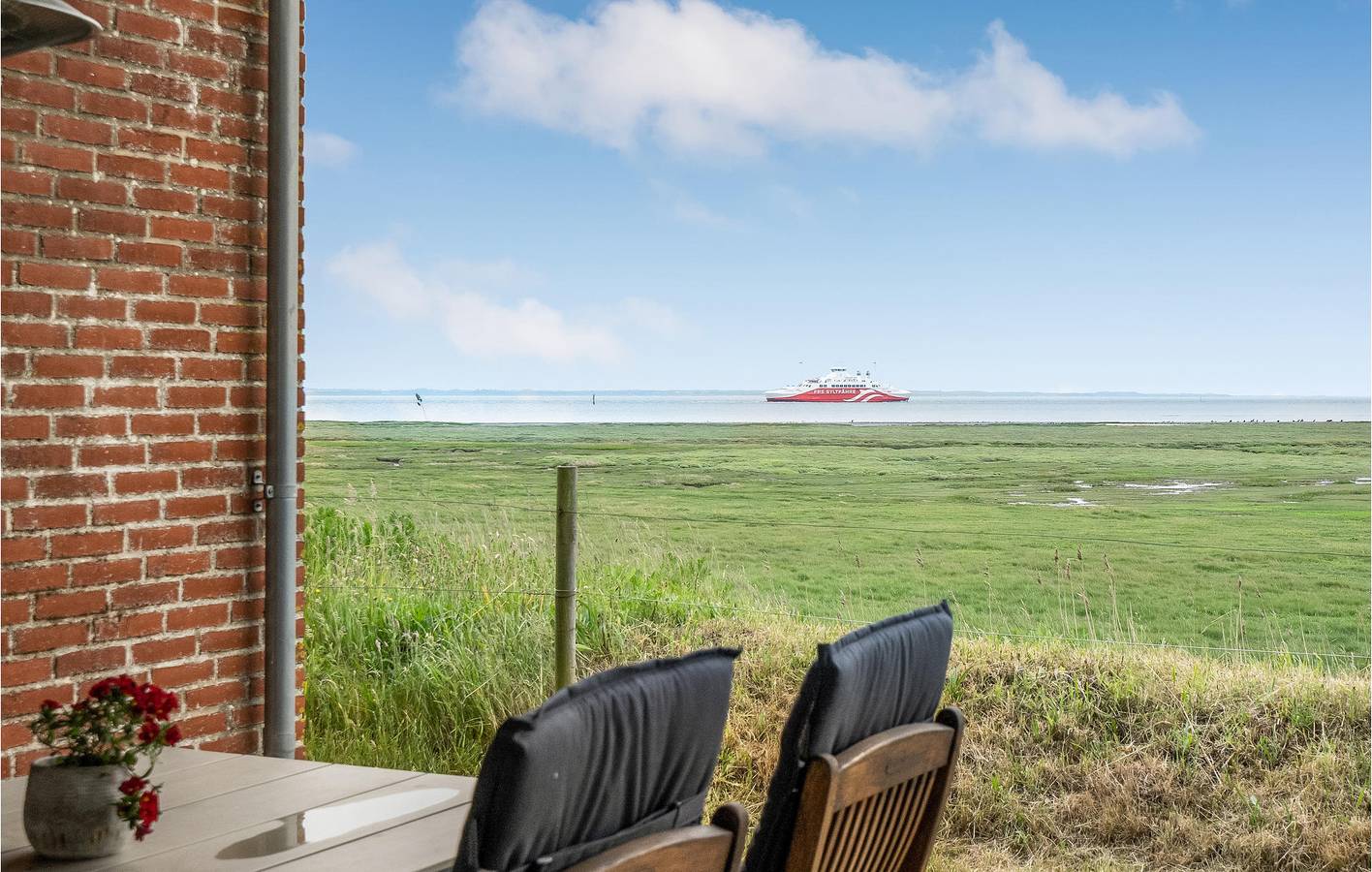 Ferienhaus für 4 Personen mit Terrasse in Sønderstrand, Havneby