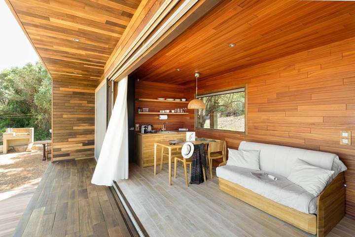 Bungalow für 4 Personen, mit Garten und Ausblick sowie Terrasse, mit Haustier in Chalkidiki - 3