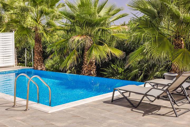 Villa pour 7 personnes, avec balcon dans Skala - 4