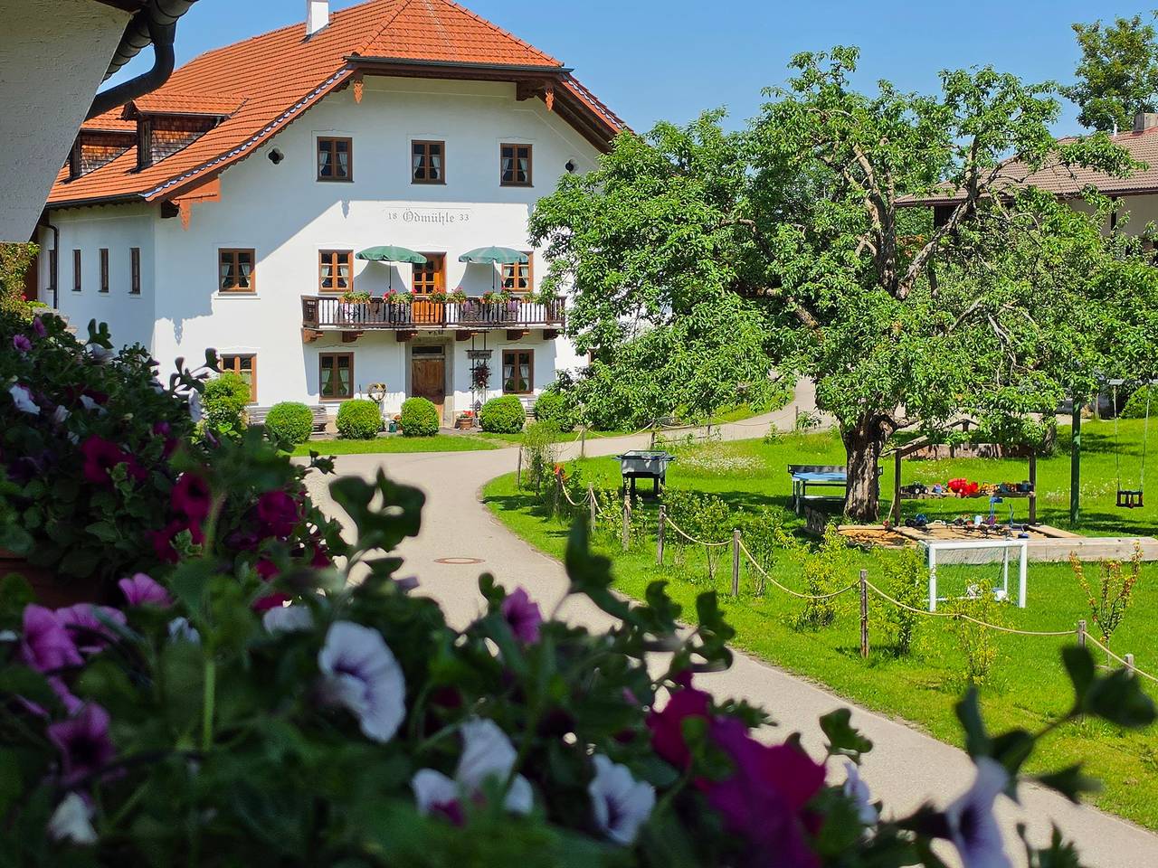 Ödmühle - Chiemgau Karte - Ferienwohnung Weizenkammer für 2 Personen in der Ödmühle, 1 Schlafzimmer, 55 qm in Inzell, Bayerische Alpen