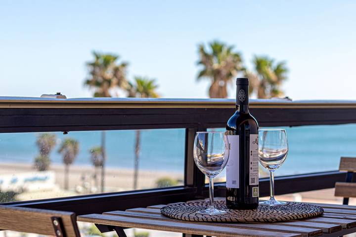 Ferienwohnung für 3 Personen, mit Garten und Balkon in La Carihuela