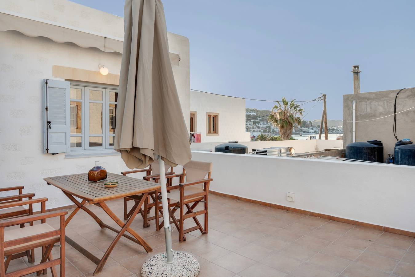 Casa Consolato: casa vacanze con terrazza privata e vista panoramica in Skala (Patmos), Dodecaneso
