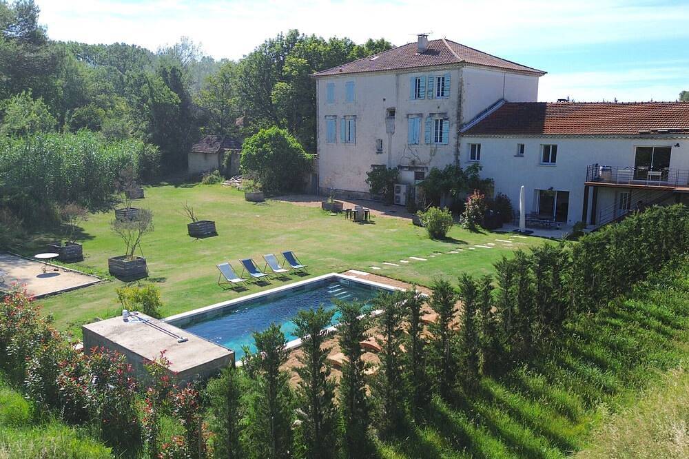 Villa des Cieux, ein gemütliches Ferienhaus mit privatem Pool in der Provence für 8 Personen in Althen-des-Paluds, Vaucluse