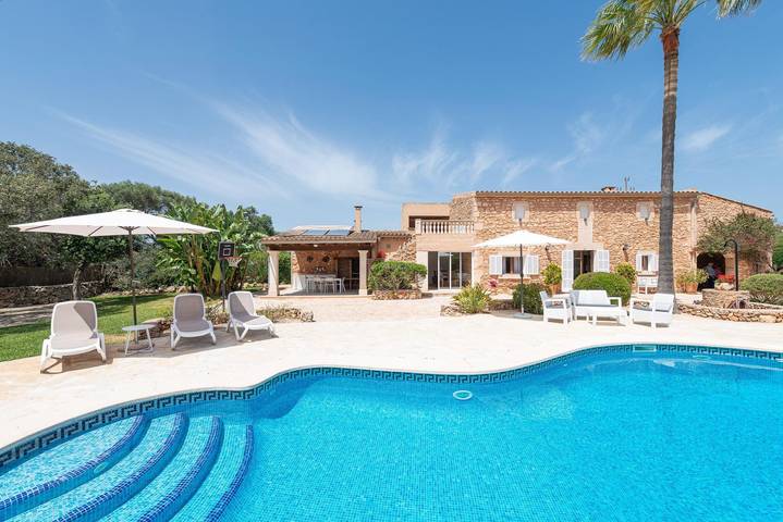 Finca für 6 Personen, mit Terrasse in Calonge (Mallorca)